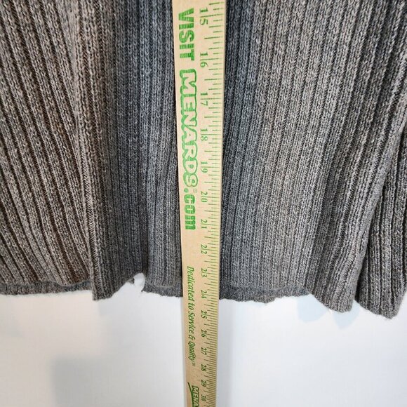 American Eagle NEW Ribbed Knit Open Back Sweater Bell Sleeve Bohemian Sweater Sm - Picture 10 of 11